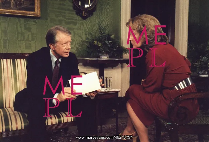 : Barbara Walters interviewing President Jimmy ? : Barbara Walters interviewing President Jimmy ?