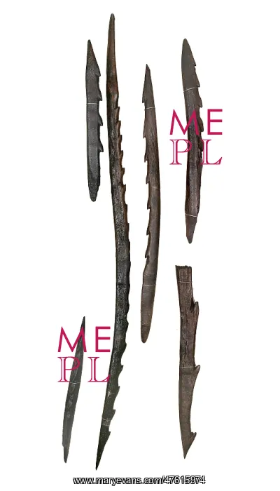 : Barbed points from Star Carr : Barbed points from Star Carr