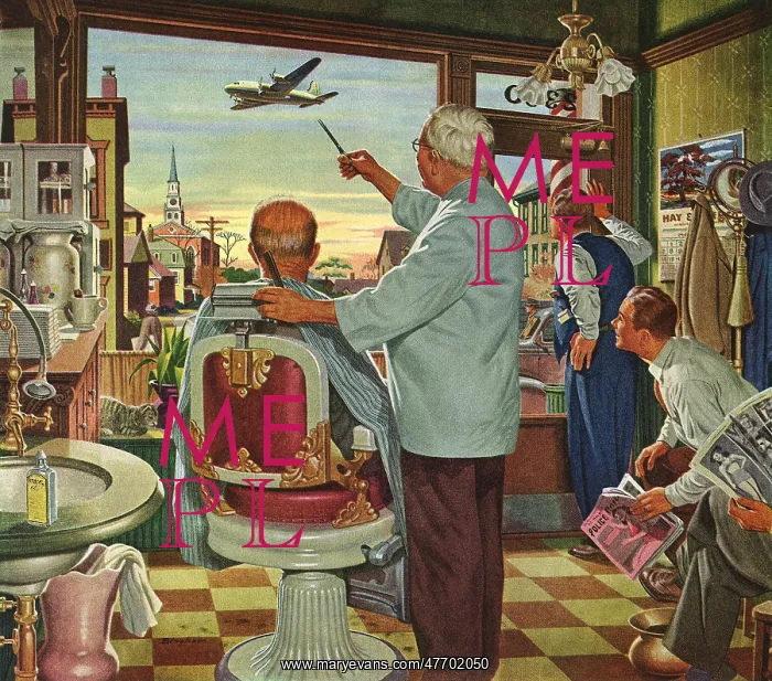  : Barber Shop Scene