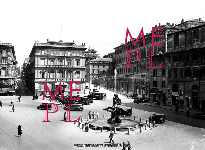 : Italy. Barberini square in Rome : Italy. Barberini square in Rome