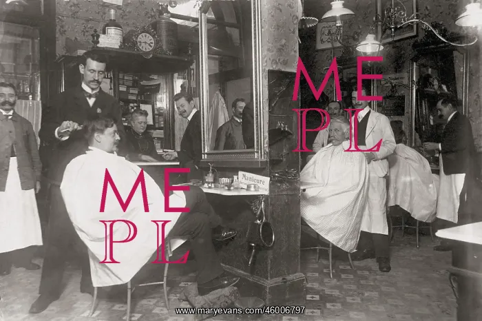  : Barber's shop at the Kaerntnerstrasse