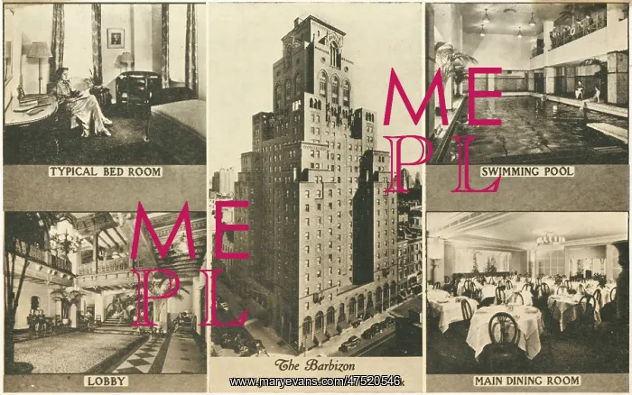 : The Barbizon Hotel, New York