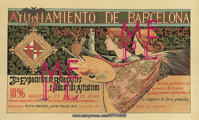  : Barcelona Art Poster
