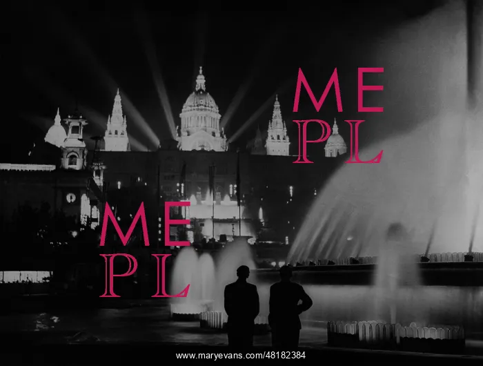 : Barcelona at Night, 1935 : Barcelona at Night, 1935
