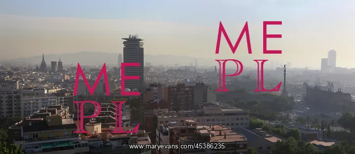 : Barcelona rooftop panoramic view, Spain : Barcelona rooftop panoramic view, Spain