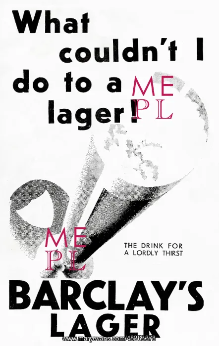  : Barclay's Lager advert