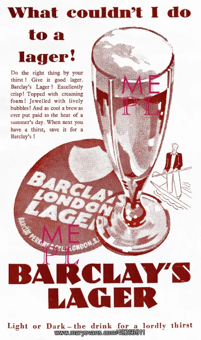  : Barclay's Lager advert