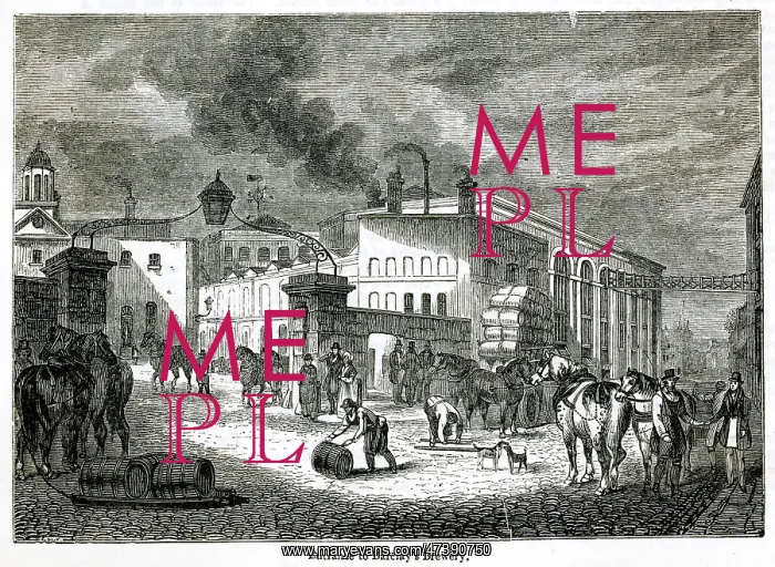 : Barclay's and Perkins Brewery 1841 : Barclay's and Perkins Brewery 1841