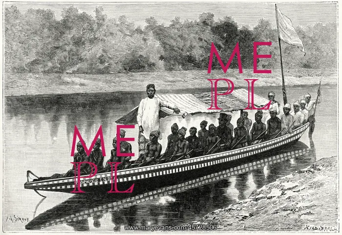 : Barge - transportation - Nigeria - river : Barge - transportation - Nigeria - river