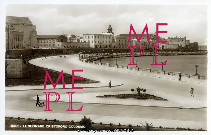 : Bari, Italy - The Christopher Columbus Seafront : Bari, Italy - The Christopher Columbus Seafront