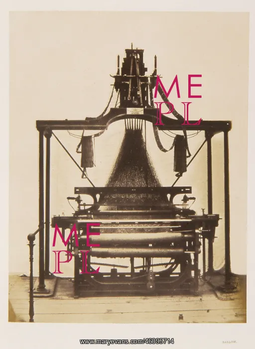 : Barlow?s patent double-action Jaquard loom : Barlow?s patent double-action Jaquard loom
