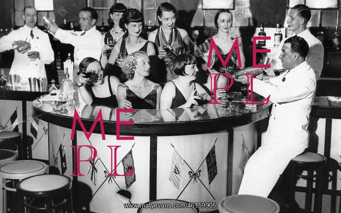 : Barmaids from 15 nations in the new : Barmaids from 15 nations in the new