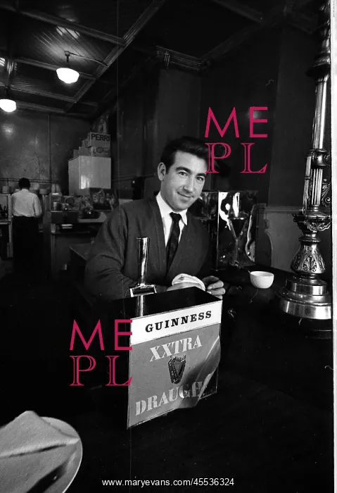  : Barman in a pub, Belfast, Northern Ireland