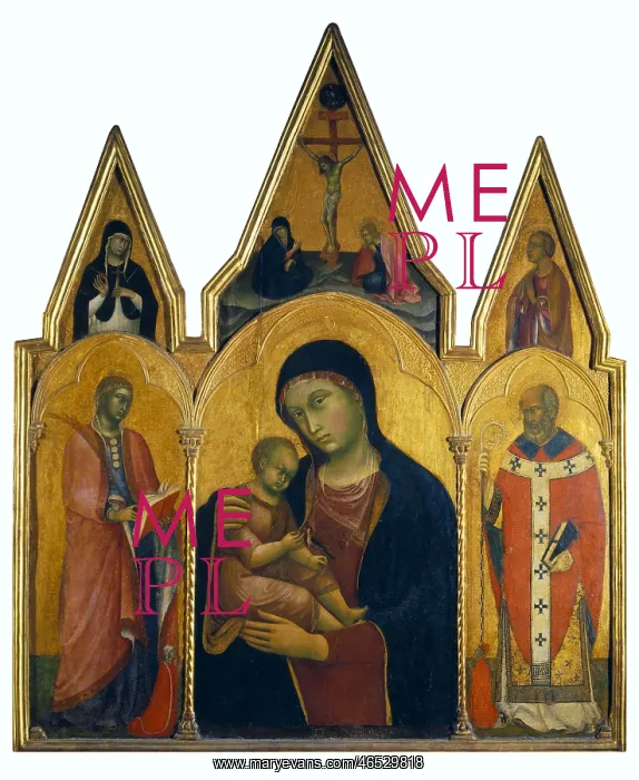 : BARNABA da MODENA (14th century). The Virgin and : BARNABA da MODENA (14th century). The Virgin and