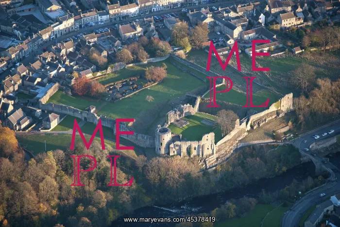 : Barnard Castle, Ringwork, Later Shell Keep Castle, Co Durham : Barnard Castle, Ringwork, Later Shell Keep Castle, Co Durham