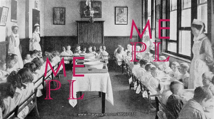 : Barnardo's Babies Castle, Hawkhurst, Kent - Breakfast Time : Barnardo's Babies Castle, Hawkhurst, Kent - Breakfast Time