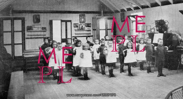 : Barnardo's Babies Castle, Hawkhurst, Kent - School room : Barnardo's Babies Castle, Hawkhurst, Kent - School room
