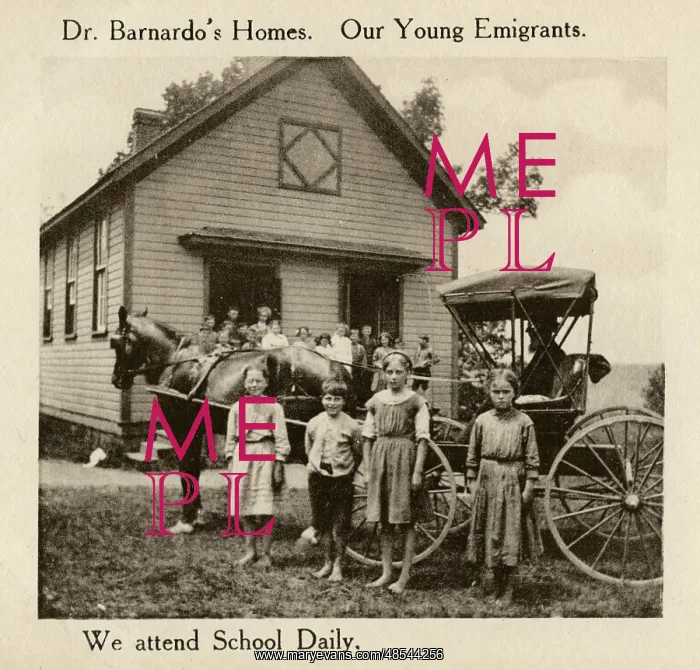: Barnardo's Emigrants in Canada - school house : Barnardo's Emigrants in Canada - school house
