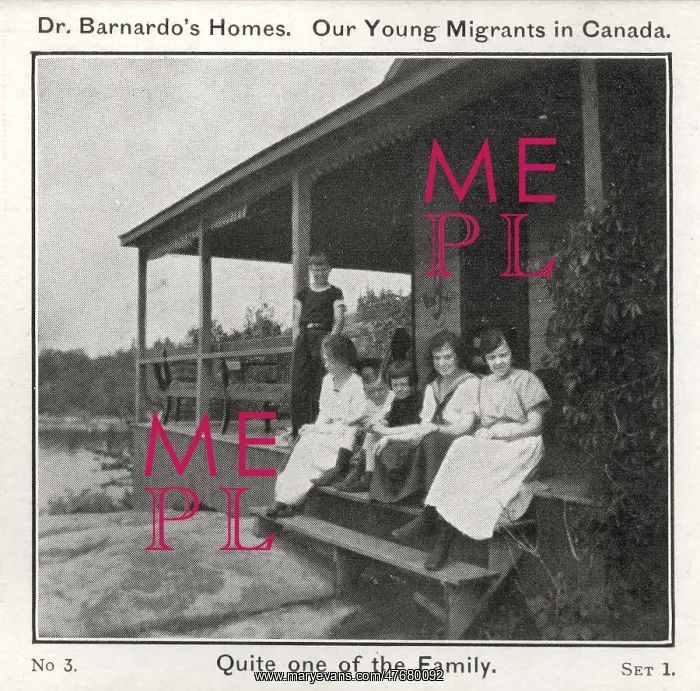 : Barnardo's Migrants to Canada : Barnardo's Migrants to Canada
