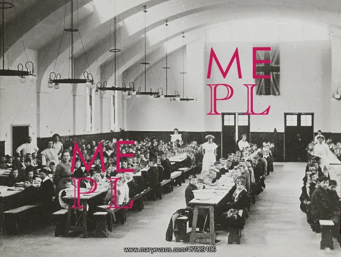 : Barnardo's Woodford Bridge dining hall : Barnardo's Woodford Bridge dining hall