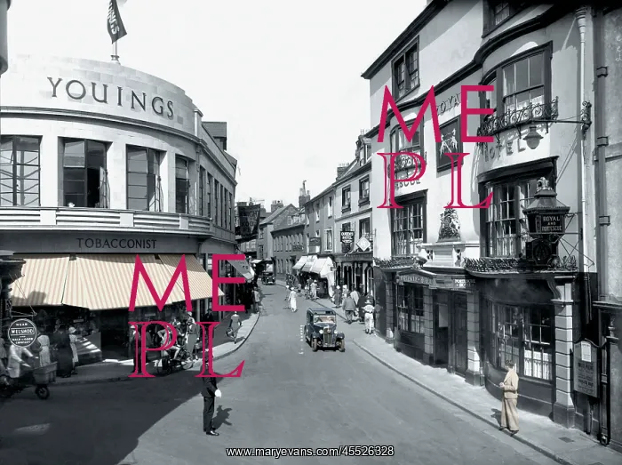  : Barnstaple, High Street Corner 1935