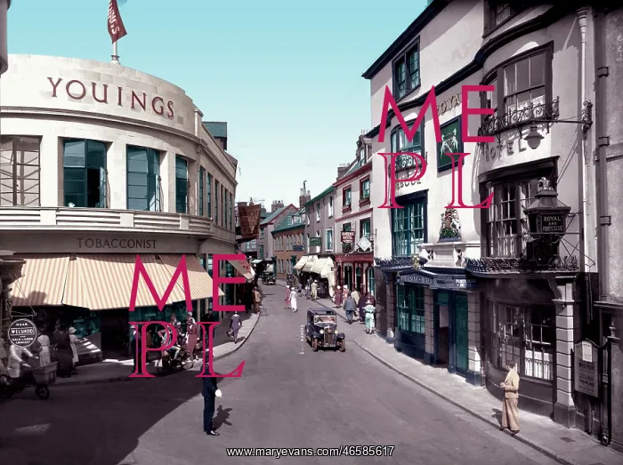  : Barnstaple, High Street Corner 1935