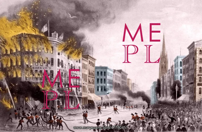 : Barnum's Museum Fire, 1865 : Barnum's Museum Fire, 1865