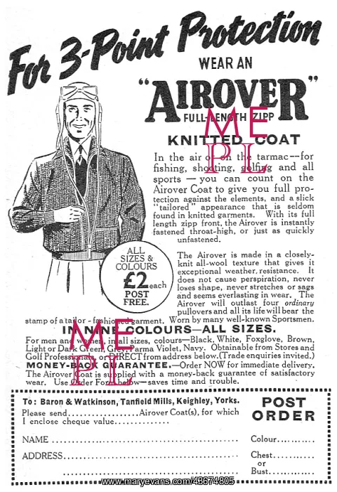 : Baron & Watkinson Airover Knitted Flying Coat : Baron & Watkinson Airover Knitted Flying Coat