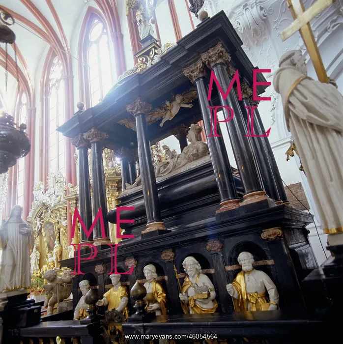 : Baroque tomb of St. Hedwig in Poland : Baroque tomb of St. Hedwig in Poland