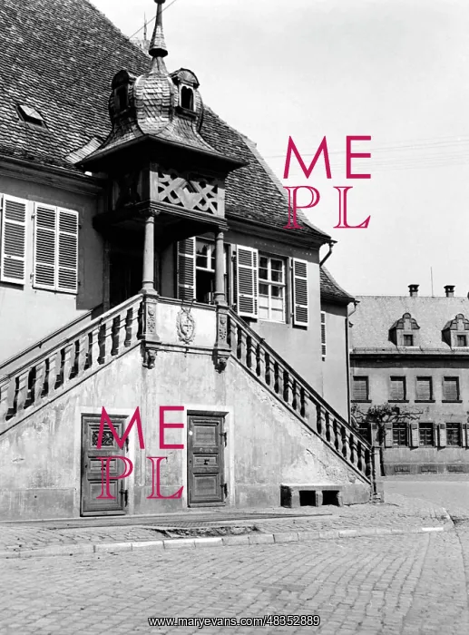  : The Baroque town hall in Deidesheim, 1943