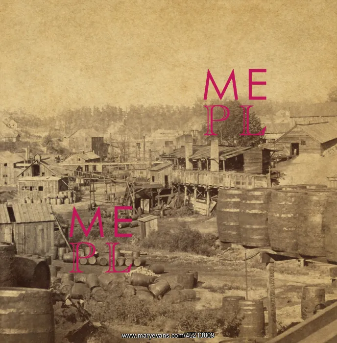 : Barrels and buildings at an oil refinery ? : Barrels and buildings at an oil refinery ?
