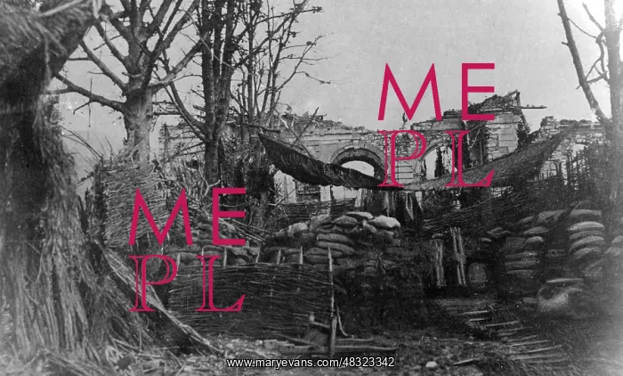 : Barricade in Gorizia, 1917 : Barricade in Gorizia, 1917