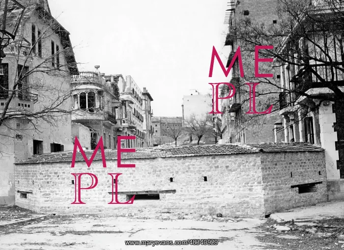 : Barricades in Madrid, 1939 : Barricades in Madrid, 1939
