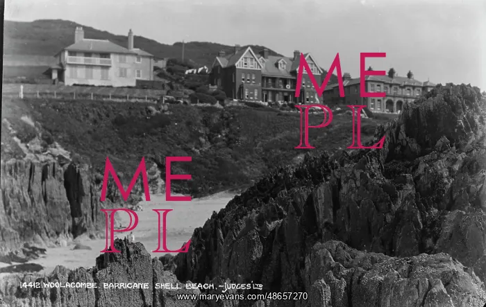 : Barricane Shell Beach, Woolacombe : Barricane Shell Beach, Woolacombe