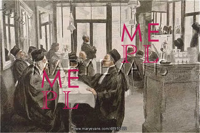 : BARRISTERS AT LUNCH / 1895 : BARRISTERS AT LUNCH / 1895