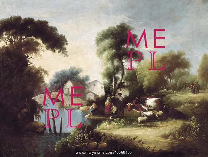 : BARRON Y CARRILLO, Manuel (1814-1884). Landscape : BARRON Y CARRILLO, Manuel (1814-1884). Landscape