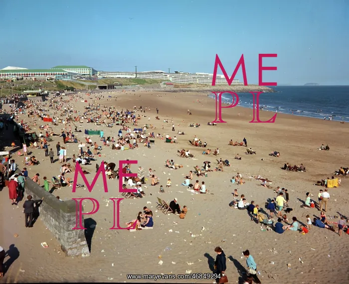 : Barry Island - The sands and Nell's Point : Barry Island - The sands and Nell's Point