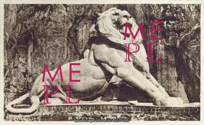 : Bartholi's Lion carving at Belfort : Bartholi's Lion carving at Belfort