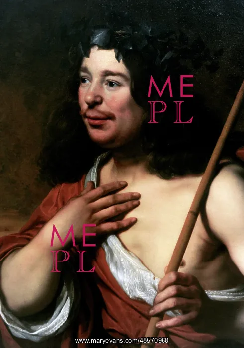 : Bartholomeus van der Helst (1613-1670). Self-portrait as Dai : Bartholomeus van der Helst (1613-1670). Self-portrait as Dai