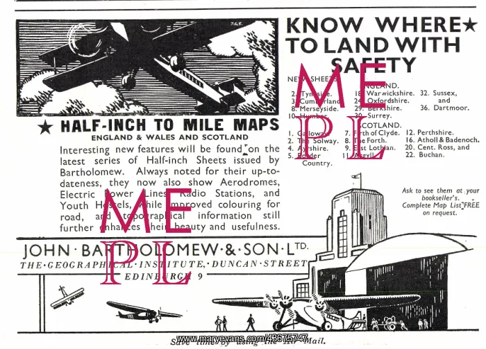 : Bartholomews Air Maps & Charts : Bartholomews Air Maps & Charts