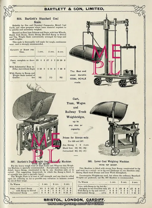 : Bartlett & Son Ltd catalogue : Bartlett & Son Ltd catalogue