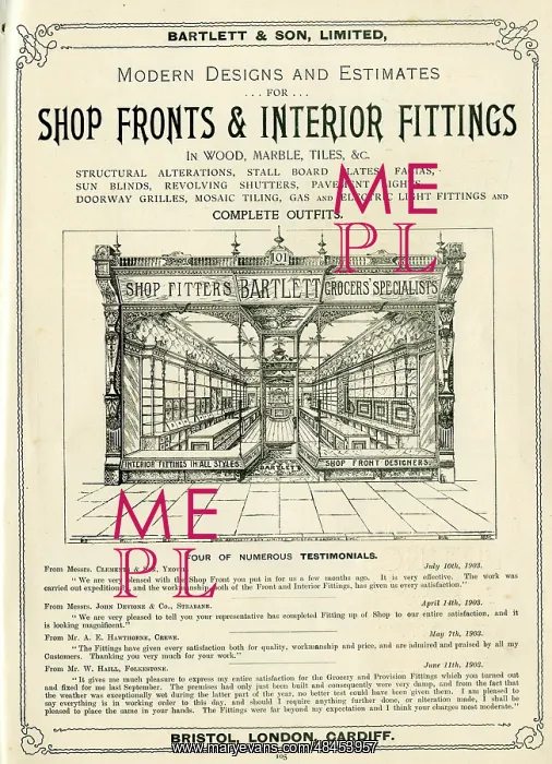 : Bartlett & Son Ltd catalogue : Bartlett & Son Ltd catalogue