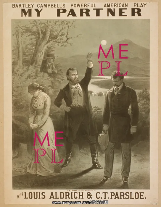 : Bartley Campbell's powerful American play, My partner with L : Bartley Campbell's powerful American play, My partner with L