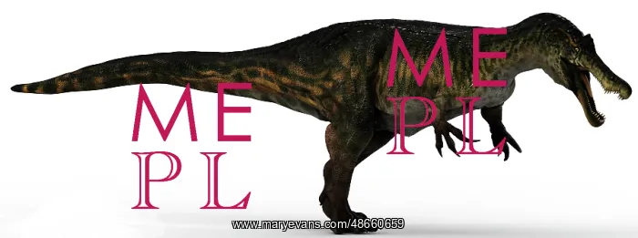 : Baryonyx dinosaur, side view on white background : Baryonyx dinosaur, side view on white background