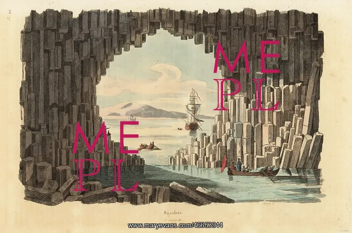 : Basalt columns in Fingal's Cave, Staffa : Basalt columns in Fingal's Cave, Staffa