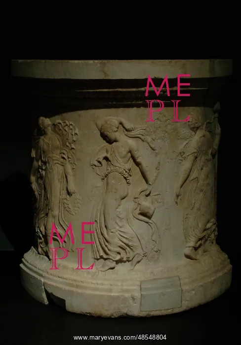  : Base with maenads dancing