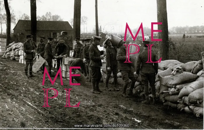 : Base Post Office near fighting lines, WW1 : Base Post Office near fighting lines, WW1