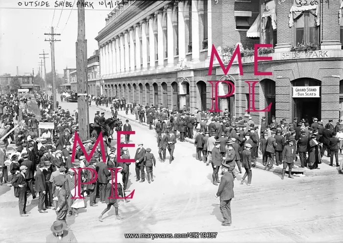 : Baseball. Crowds at Shibe Park, Philadelphia, ? : Baseball. Crowds at Shibe Park, Philadelphia, ?
