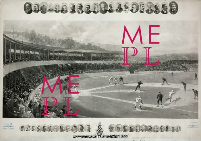 : A baseball match : A baseball match