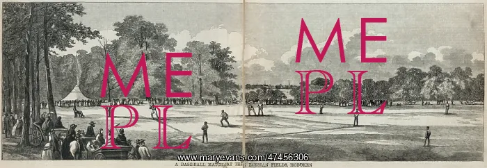 : A baseball match at the Elysian Fields, Hoboken : A baseball match at the Elysian Fields, Hoboken
